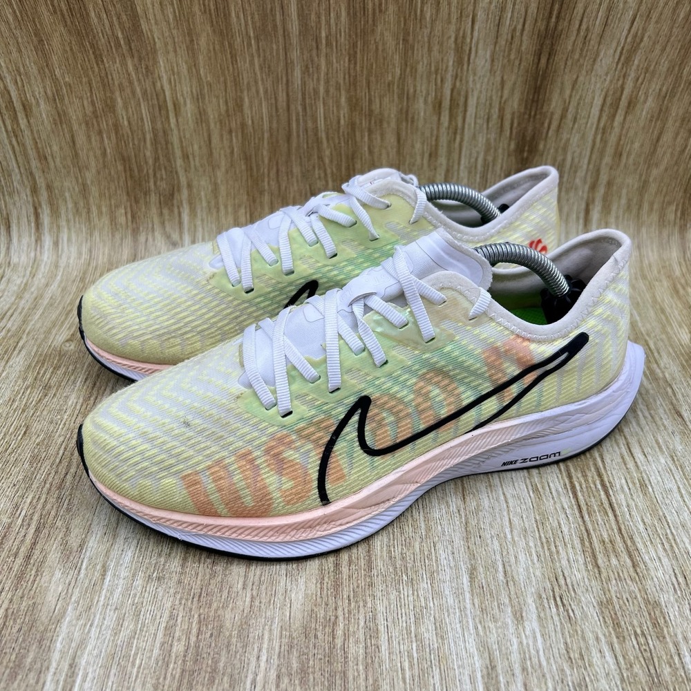 Nike Zoom Pegasus Turbo 2 Rise Women's Size 8 Barely Volt Just Do It BV1134-300 - Picture 3 of 10